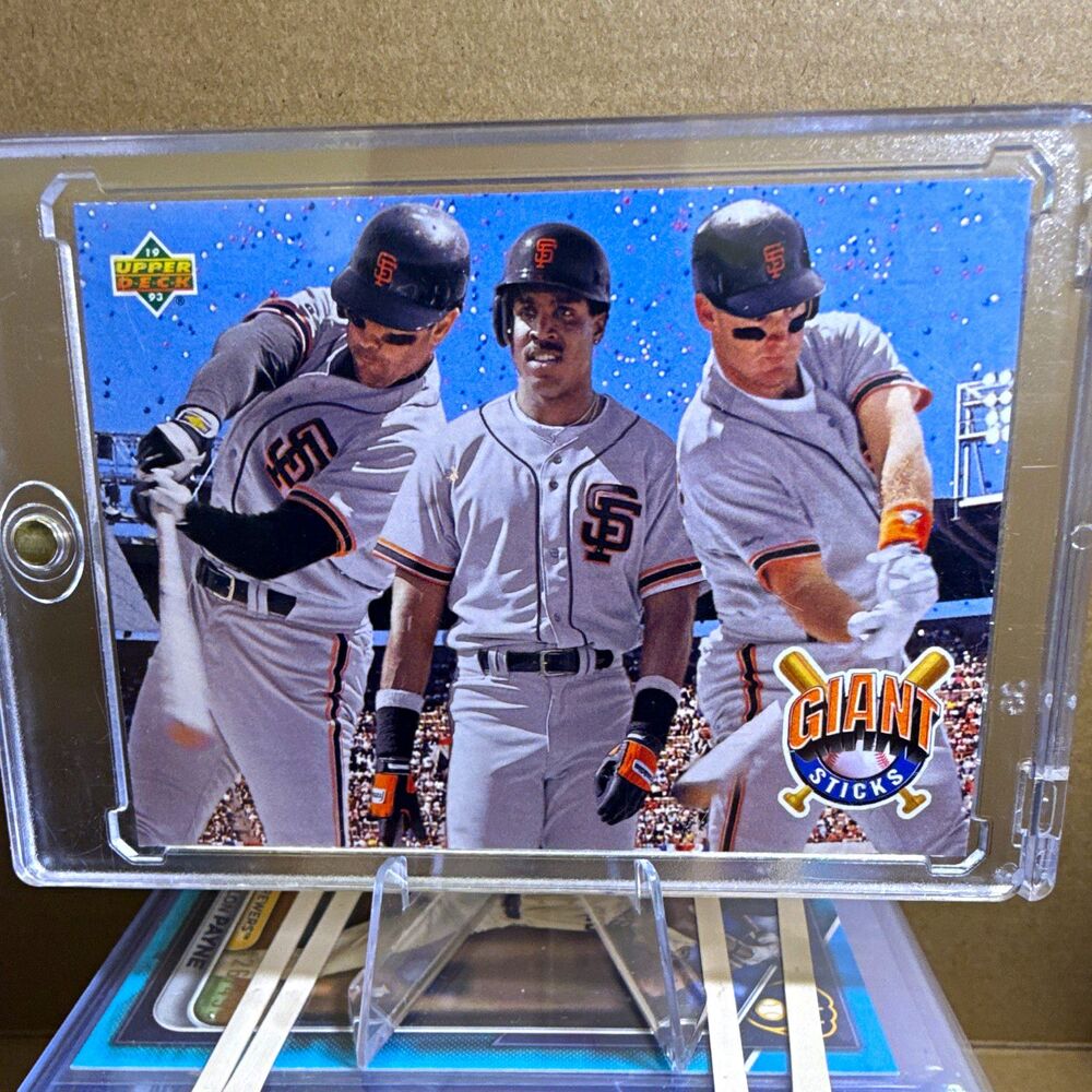 1993 Upper Deck Team Stars #476 Giants Will Clark Barry Bonds Matt Williams